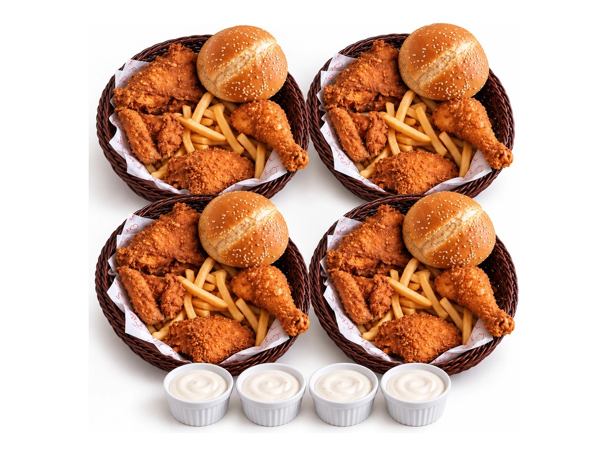 Alpha Deal with two full broasts, one of the best family dinner deals in Lahore at Dajaj Broast